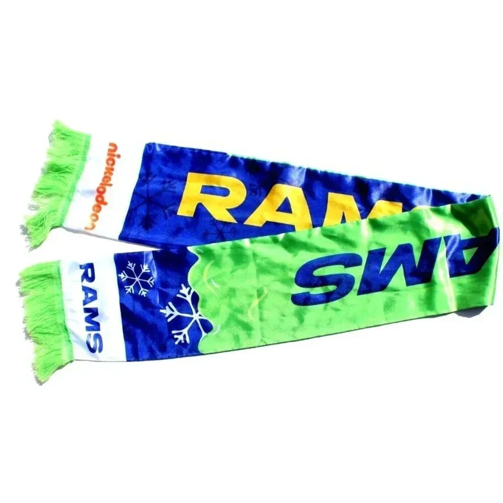 2022 Los Angeles Rams House Promotional Nickelodeon Christmas Scarf